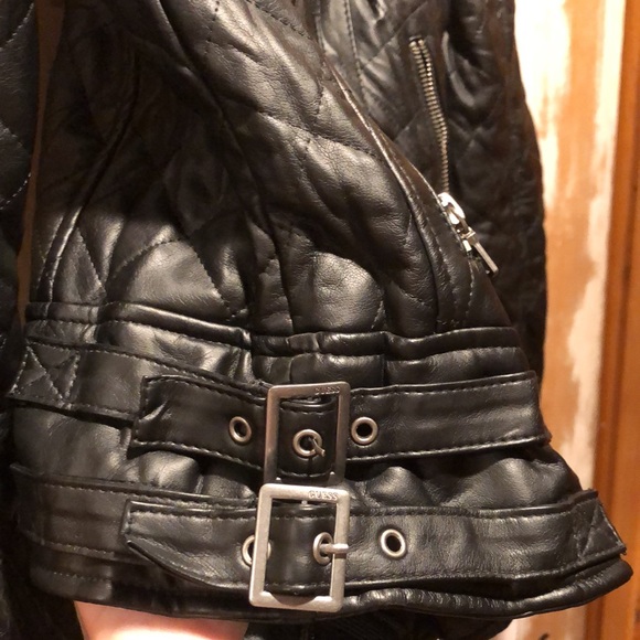 Guess Faux Leather Jacket - Picture 7 of 11